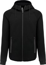 SportSweatshirt Heren S Proact Lange mouw Black 94% Polyester, 6% Elasthan