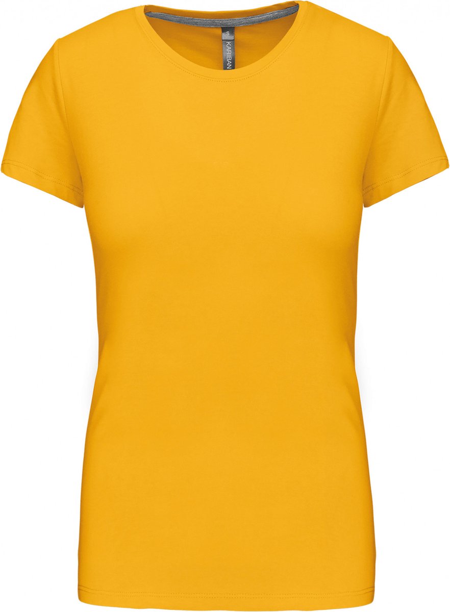 Kariban Dames t-shirt ronde hals korte mouwen K380 - Yellow - M
