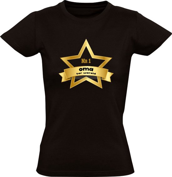 Beste Oma ter wereld Dames T-shirt