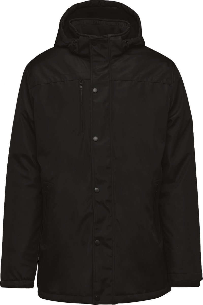 Kariban Parka met afneembare capuchon K656 Zwart
