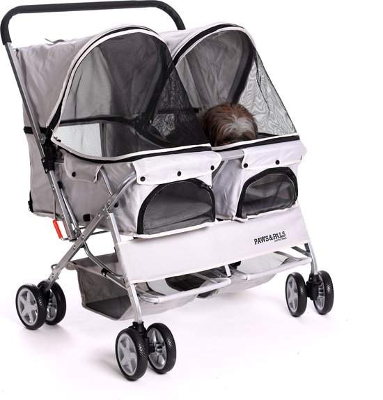 In En OutdoorMatch Hondenbuggy Ivar - 15KG - Grijs - Polyester