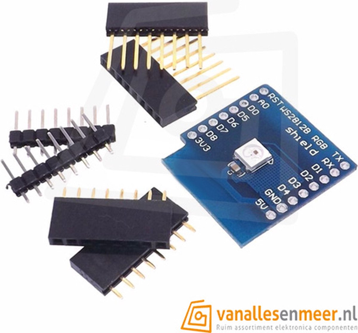 WeMos D1 mini WS2812B RGB Shield
