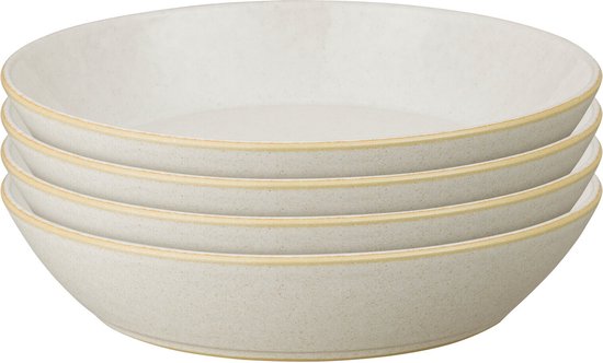 Denby | Impression Cream Pastabord Set van 4 ø 22 cm - Bord