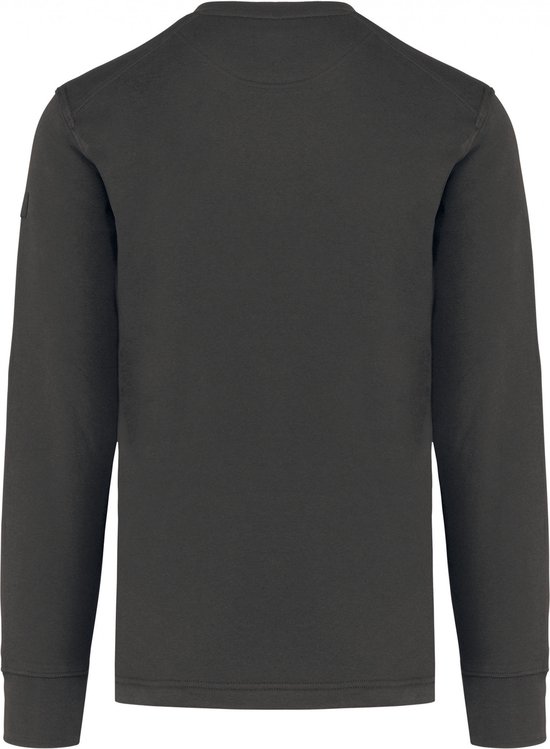 Sweatshirt Heren 3XL WK. Designed To Work Ronde hals Lange mouw Dark Grey 80% Katoen, 20% Polyester