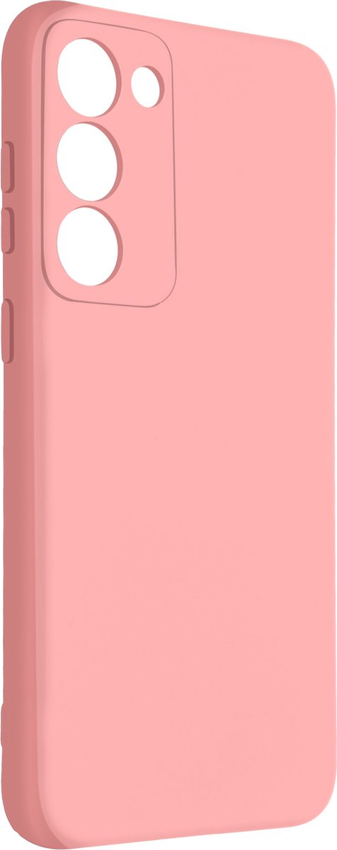 Hoesje Geschikt voor Samsung S23 Plus Semi-rigide Soft-touch Fine Fast Cover Lichtroze