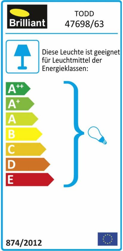 Brilliant Buitenwandlamp