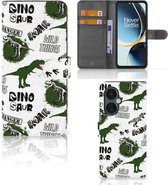 Telefoonhoesje met Pasjes geschikt voor OnePlus Nord CE 3 Lite Dinosaurus