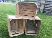 Originele Vintage houten Fruitkist (set van 3 stuks)