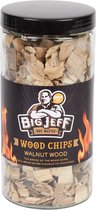 Barbecue hout snipper - Walnoot - Geef je bbq extra smaak met deze snippers - in glazen pot