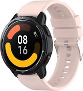 By Qubix Siliconen sportband 22mm - Lichtroze - Geschikt voor Samsung Galaxy Watch 3 (45mm) - Galaxy Watch 46mm - Gear S3 Classic & Frontier