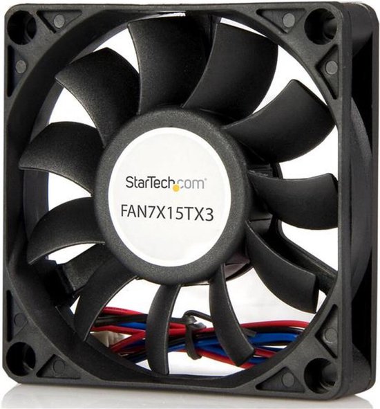 StarTech.com 70x15mm Ventilator voor Computerbehuizing met Kogellagers en TX3 Connector - Case Fan