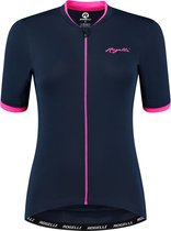 Rogelli Essential Fietsshirt - Korte Mouwen - Dames - Blauw, Roze - Maat L