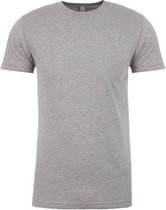 Men´s CVC T-Shirt met ronde hals Dark Heather Grey - XL