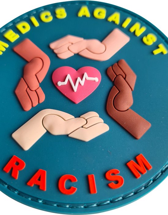 3D pvc patch MEDICS AGAINST RACISM | bol