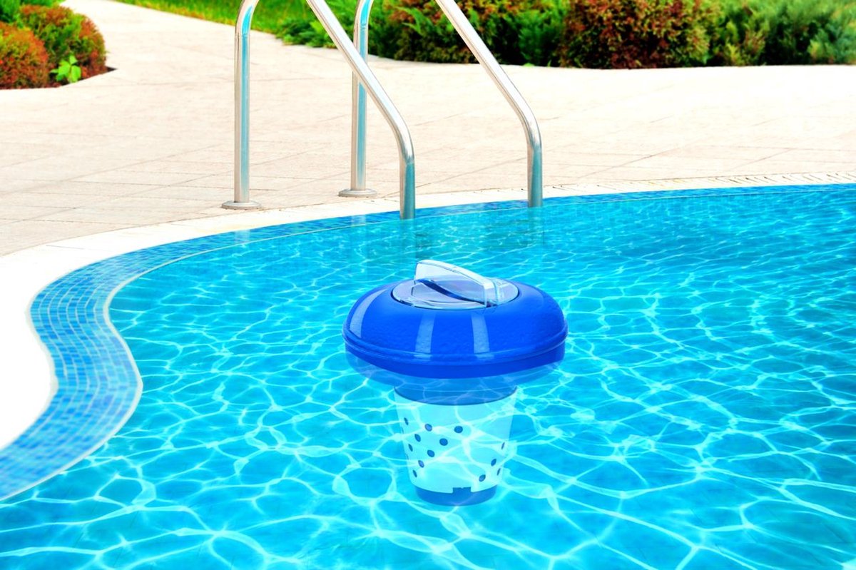 Flotteur Pour Tablettes De Chlore Piscine - 3 Tailles (5, 7, 9 Pouces) - ABS Résistant - Distributeur Flottant Réglable