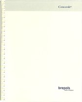 Brepols Vulling 2024 - CONCORDE - Weekoverzicht - Ivoor - 21 x 27 cm
