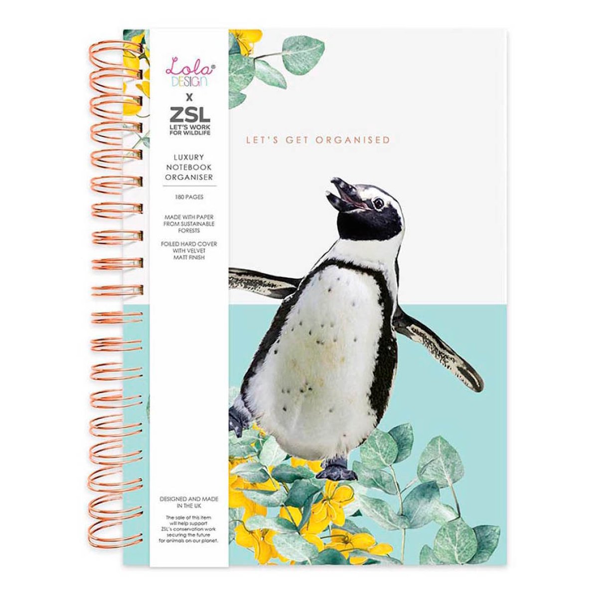 Lola Notebook Wire-o groot Penguin