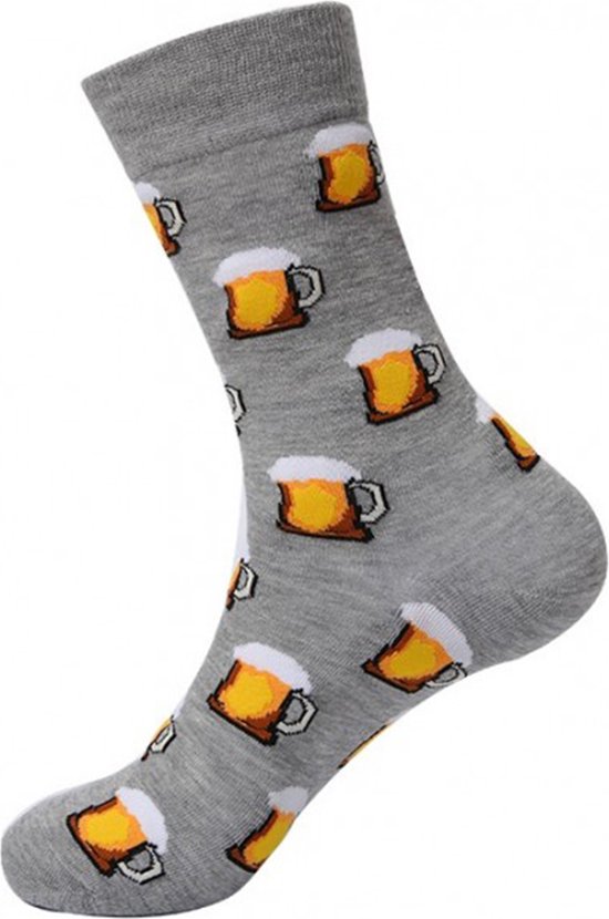 Chaussettes drôles - bière - Bière - chaussettes de bière - 2 PAIRES - bière  blonde -... | bol.com