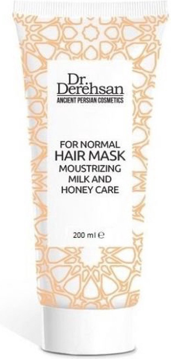 Dr Derehsan-For normal hair mask Moisturizing milk and honey care - 100% Natural