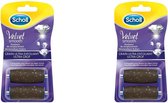 Scholl Foot File - Recharge Velvet Smooth - Extra Fine - 2 Pièces x2