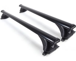 Dakdragers geschikt voor Subaru Justy 2003 t/m 2007 open dakrailing - Staal breed - 75kg Laadvermogen - Merk Farad