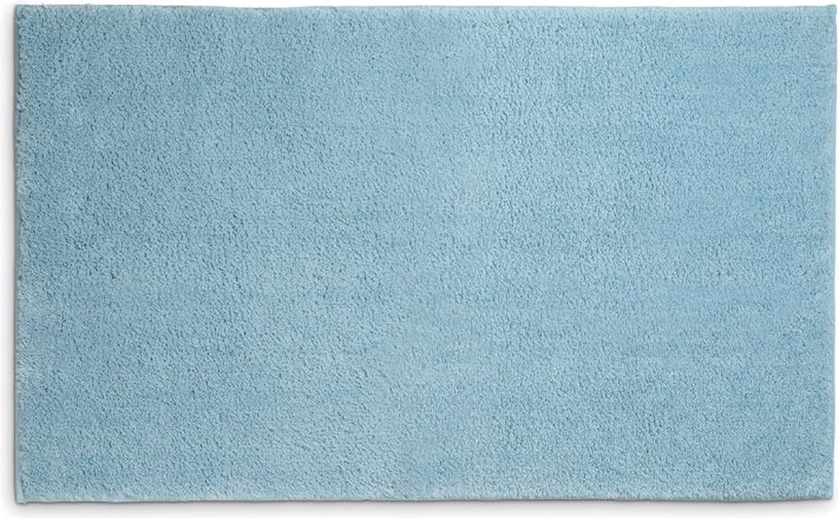 Badmat, 100 x 60 cm, Polyester, IJs Blauw - Kela | Maja