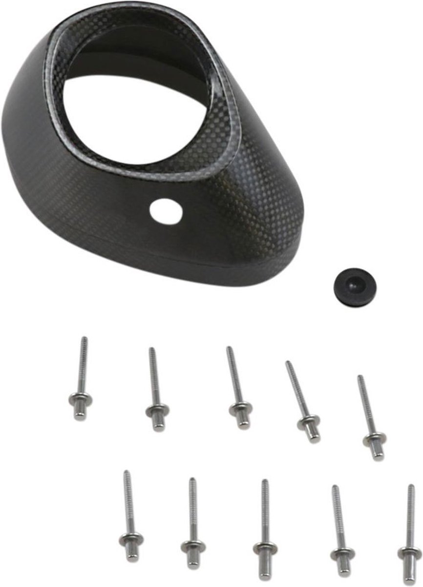 Akrapovic Carbon T3 Type 1 V-ec33 Uitlaat Eindkap Zwart