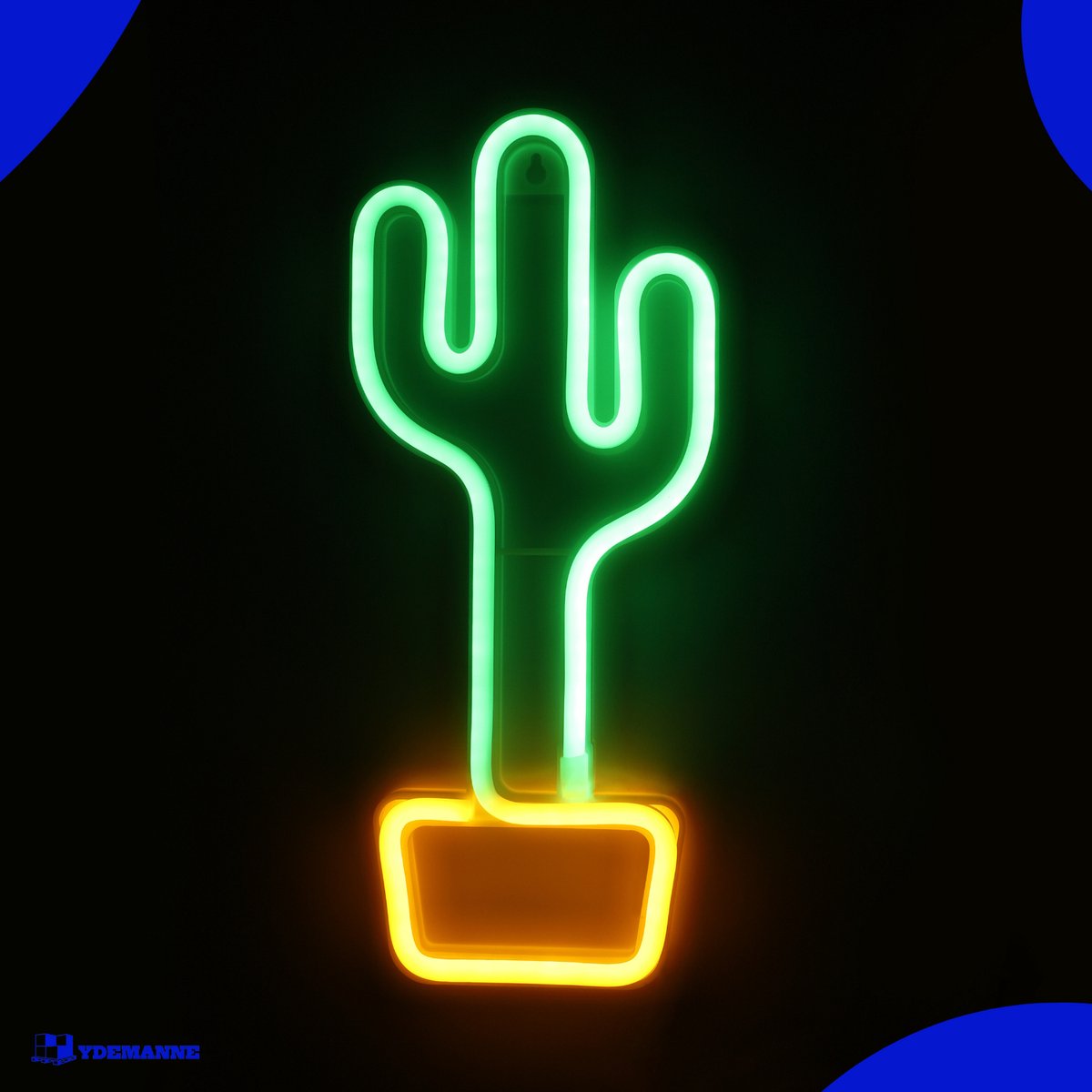 Neon Lamp - Cactus - Incl. 3 Batterijen - Neon Verlichting - Neon Led Lamp - Neon Wandlamp