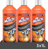 3x Mr. Muscle Power Gel Ontstopper 1000 ml