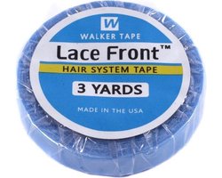 Walker tape for Hair Extensions 0.8 cm x 3 yards | Walker Tape | Dubbelzijdige Tape voor Haar Extensions | Extension Tools - Blauw