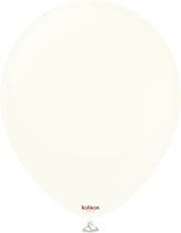 100 stuks Professionele Gebroken Witte Ballonnen 32cm - decorateurs kwaliteit 12 inch - voor buiten en binnen - bruiloft ballonnen - babyshower - Verjaardag - Retro White Kalisan