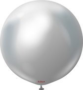 Professionele decoratie ballonnen - R24 - Mirror Silver - Kalisan