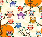 2LIF Owls Tafelzeil - PVC - 140 x 240 cm