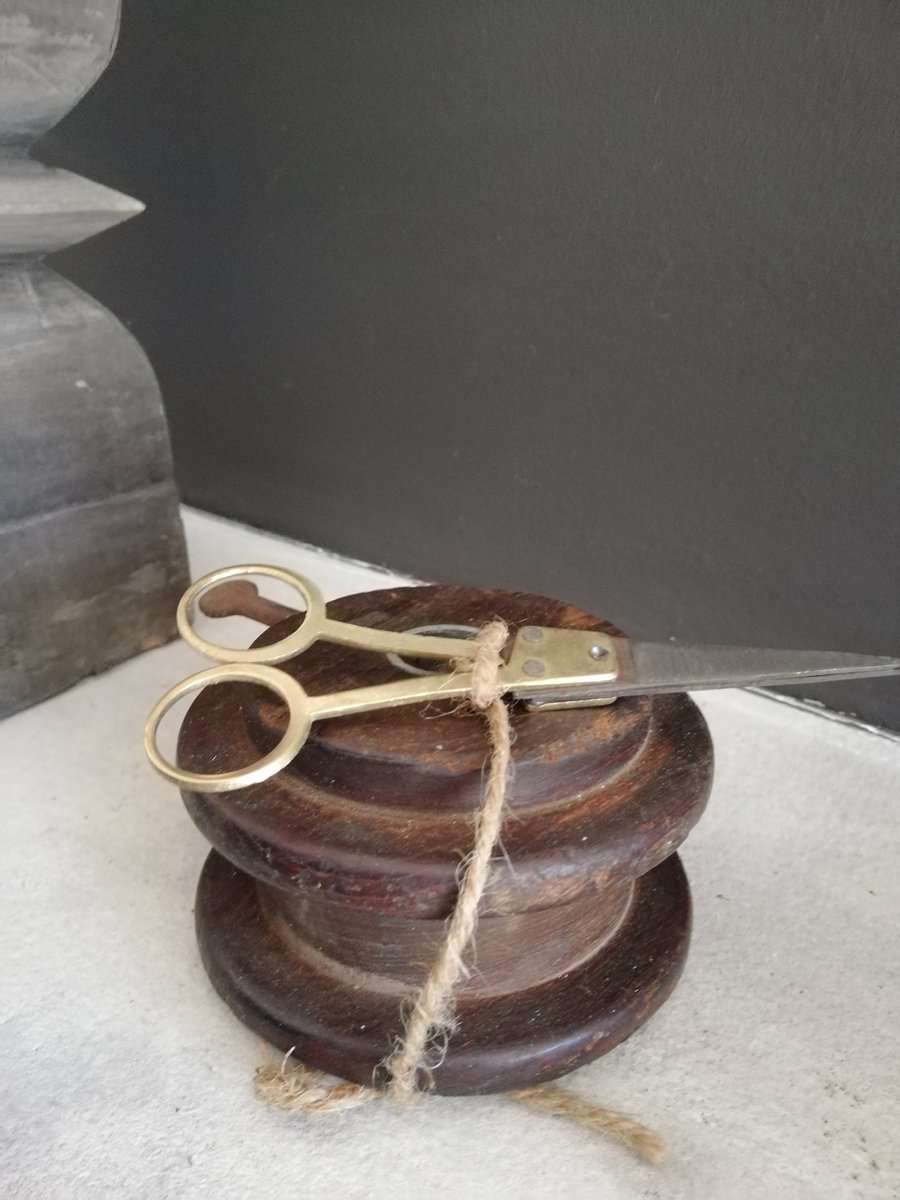 scissor/candlestand | ø12x10 | naturel