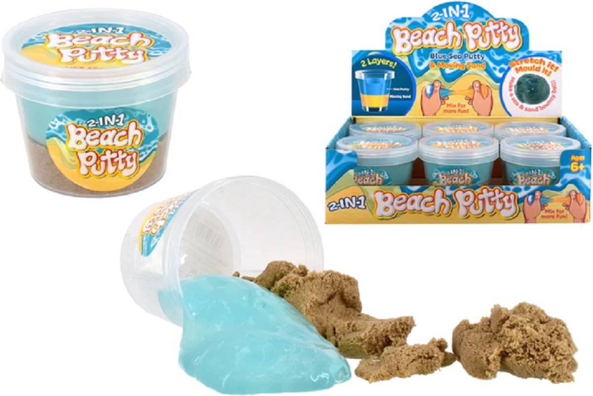 Beach Putty Met magic sand 1 exemplaar Uitdeel cadeau