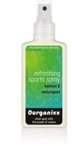 Ourganixx Refreshing Sports Spray Helmen en Motorsport - langdurige werking - ook voor kleding - 100 ml