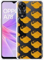 Cazy Hoesje geschikt voor Oppo A78 5G Klompen