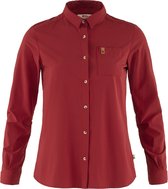 FJALLRAVEN Ovik Lite Shirt LS W – Pomegranate red