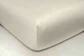 Casilin - Luxe Hoeslaken - Perkal Katoen - Gebroken wit (ivoor) - 140x200cm