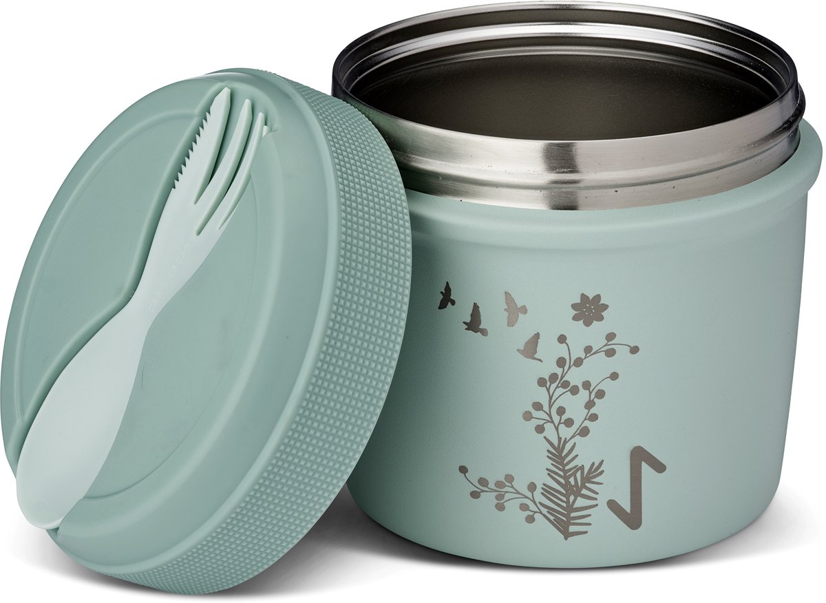 Carl Oscar Spirit Thermosbeker - Groen - 0,5L - Met Bestek