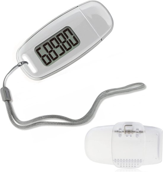 Podomètre 3DActive FitBud A420S - Compteur De Pas 3D, Clip Et Cordon Inclus, Pile CR2032 - Simple Et Précis