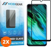 Mobigear Screenprotector geschikt voor HONOR 20E Glazen | Mobigear Premium Screenprotector - Case Friendly - Zwart (2-Pack)