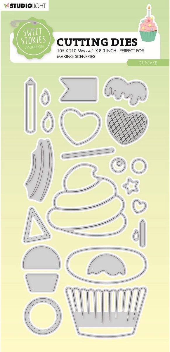 Studio Light Sweet Stories Cutting Die Cupcake