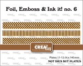Crealies Foil, Emboss & Ink it! Plates Strips A