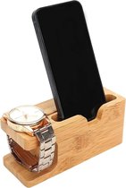 telefoon dockingstation, mini telefoonhouder mobiele sokkel sleutelhanger horlogestandaard, multifunctioneel nachtkastje docking station organizer, cadeau voor mannen