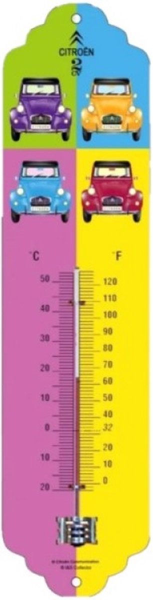 Thermometer - Citroën 2CV - Warhol Style