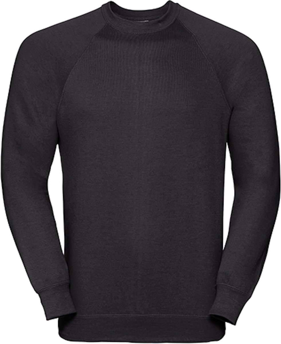 Classic Crew Neck Sweatshirt ‘Russell’ Zwart