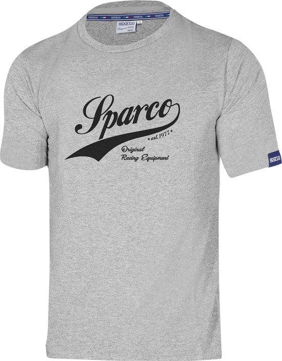 Sparco VINTAGE T-Shirt - Stijl en comfort voor de motorsportliefhebber - M - Grijs van Sparco — afbeelding 2