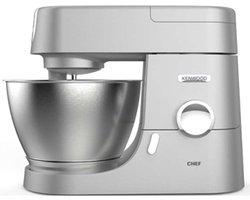 Kenwood KVC3160S Keukenmachine CHEF 1000w 4,6ltr + Blender Garde Deeghaak Vleesmolen