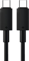 USB C naar USB C kabel geschikt voor Samsung oplader - USB C oplader - Snellader - Universeel - 1m -Zwart